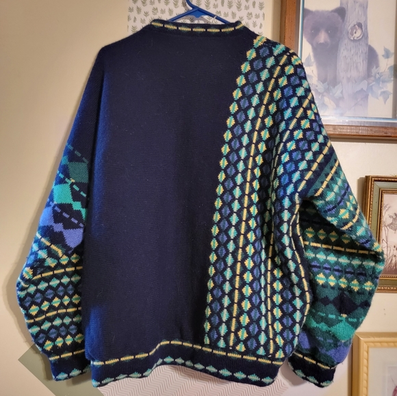 Vintage | 80s Thick Sweater Coat - Picture 5 of 5